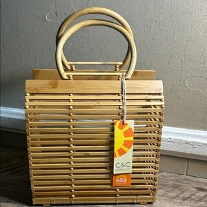 C&C California Natural Bamboo Tote